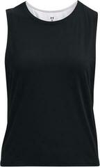 Fitness T-Shirt Under Armour UA HydraFuse 2-in-1 Black/White/Black