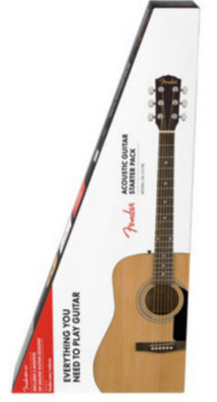 Akoestische gitaarset Fender FA-115 Dreadnought Pack V2 Natural