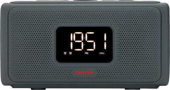 Radio réveil Aiwa CRU-80BT Gris (Juste déballé) - 1