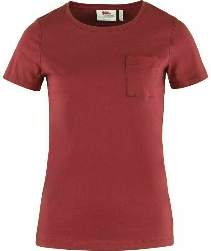 Outdoor T-shirt Fjällräven W Övik Raspberry Red XS T-shirt