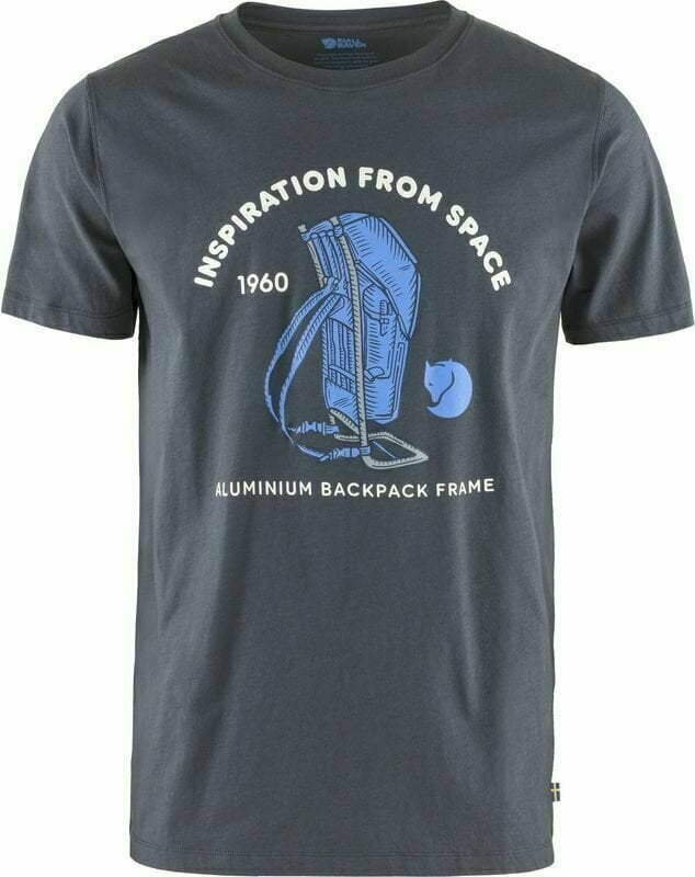 Friluftsliv T-shirt Fjällräven Space Navy S T-shirt