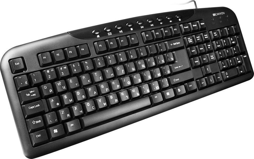 Клавиатура за компютър Canyon CNE-CKEY2-SK