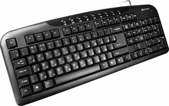 Клавиатура за компютър Canyon CNE-CKEY2-SK - 1