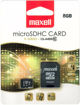 Carduri de memorie Maxell 8 GB 45007172 Micro SDHC 8 GB Carduri de memorie - 1