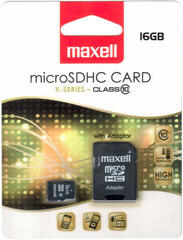 Maxell MicroSDHC 16GB CL10 + Adapter 854717