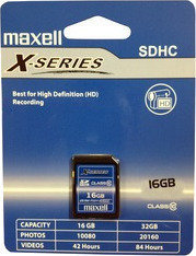 Tarjeta de memoria Maxell X-Series 16GB 35037240 SDHC 16 GB Tarjeta de memoria
