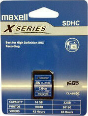 Geheugenkaart Maxell X-Series 16GB 35037240 SDHC 16 GB Geheugenkaart - 1