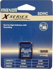 Carte mémoire Maxell X-Series 32GB 35037251 SDHC 32 GB Carte mémoire