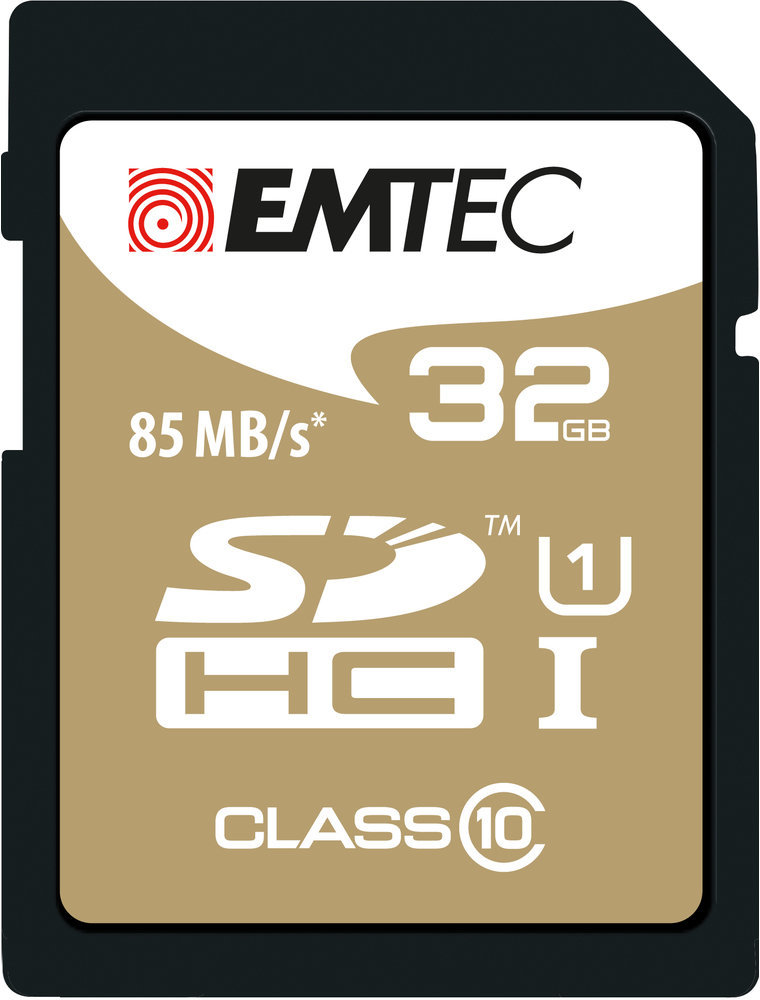 Geheugenkaart Emtec Gold Plus 32 GB 45011468 SDHC 32 GB Geheugenkaart