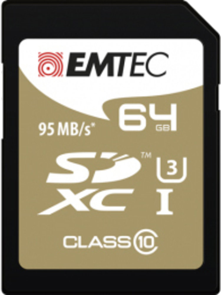 Carte mémoire Emtec Speed`In 64 GB 45013317 SDXC 64 GB Carte mémoire