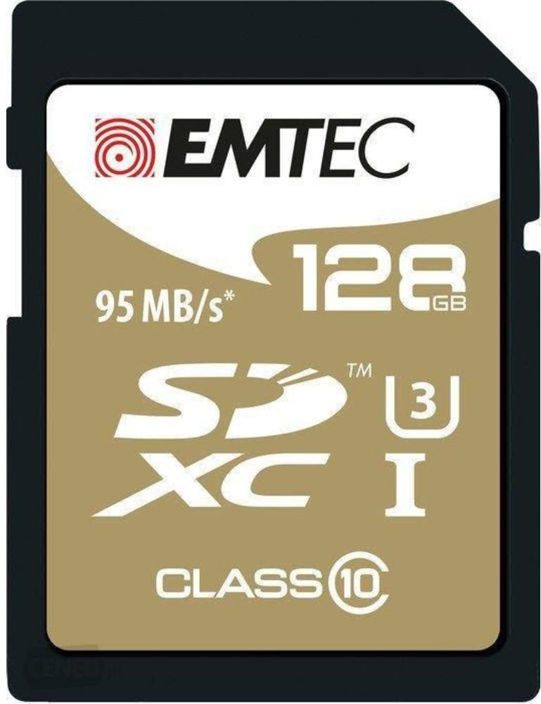 Geheugenkaart Emtec Speed`In 128 GB 45013318-EMTEC SDXC 128 GB Geheugenkaart