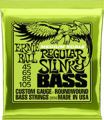 Струни за бас китара Ernie Ball 2856 Regular Slinky Nickel Wound Medium Scale Bass Strings 45-105 Струни за бас китара