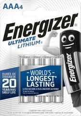AAA baterije Energizer Ultimate Lithium 4 AAA baterije