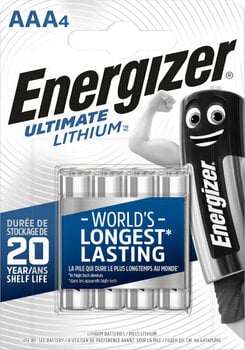 Pilhas AAA Energizer Ultimate Lithium - AAA/4 4 - 1