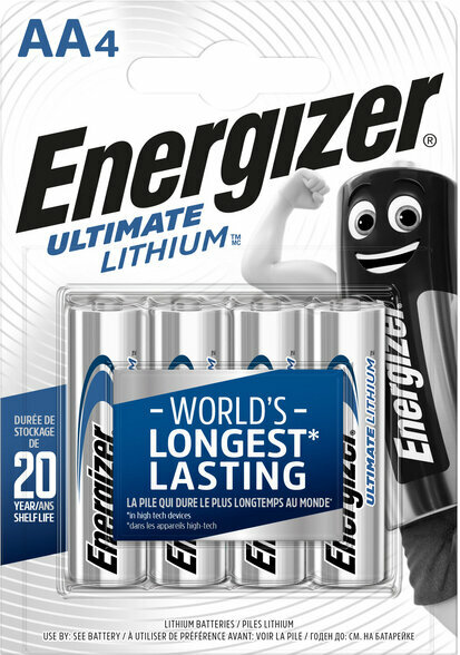 AA batérie Energizer Ultimate Lithium AA Batteries 4