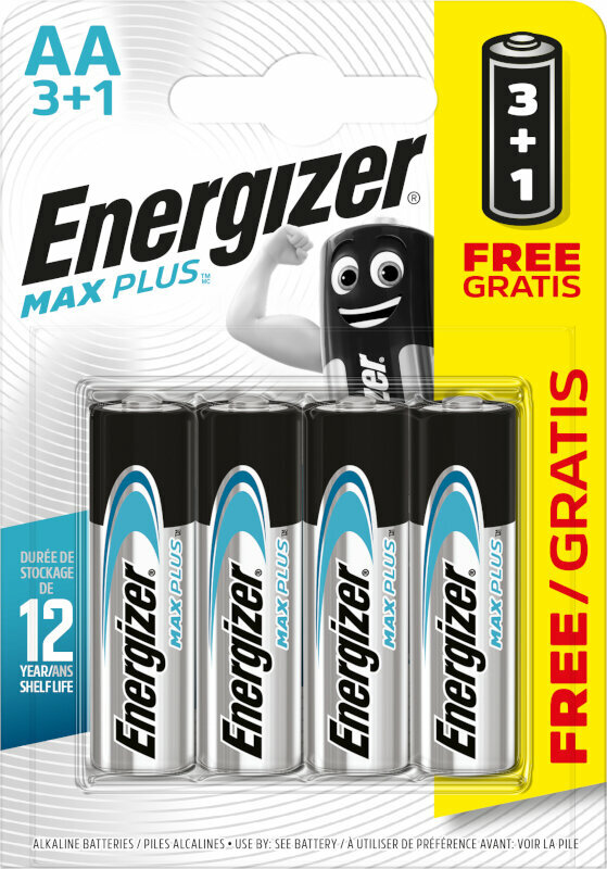 AA-batterij Energizer MAX Plus AA Batteries 4