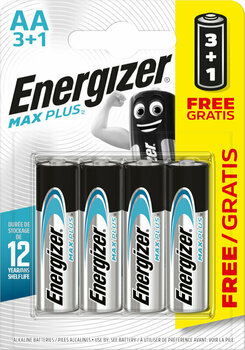 Pilhas AA Energizer MAX Plus AA Batteries 4 - 1