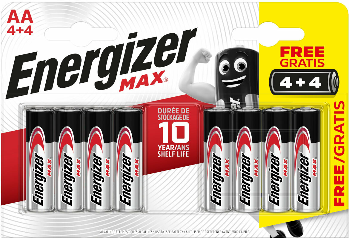 AA Baterie Energizer MAX AA Batteries 8