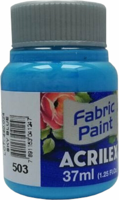 Boja za tekstil Acrilex 4140503 Боја за платно Sky Blue 37 ml 1 kom