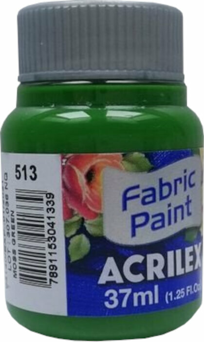 Fabric paint Acrilex 4140513 Fabric Paint Moss Green 37 ml 1 pc