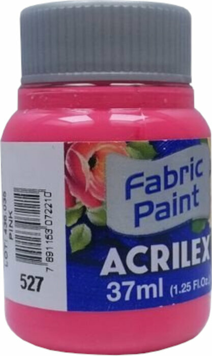 Farba na textil Acrilex 4140527 Farba na látky Pink 37 ml 1 ks