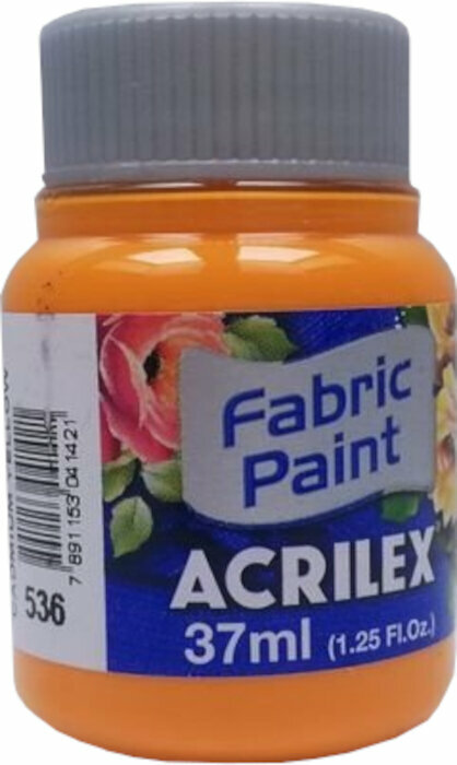 Farba na textil Acrilex 4140536 Farba na látky Cadmium Yellow 37 ml 1 ks