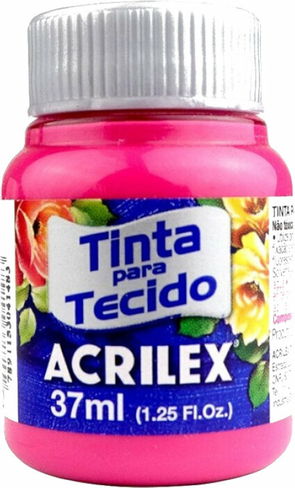 Farba na textil Acrilex 4140537 Farba na látky Rose 37 ml 1 ks