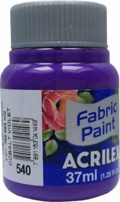 Farba na textil Acrilex 4140540 Farba na látky Cobalt Violet 37 ml 1 ks