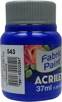 Boja za tekstil Acrilex 4140543 Боја за платно Ultramarine 37 ml 1 kom - 1