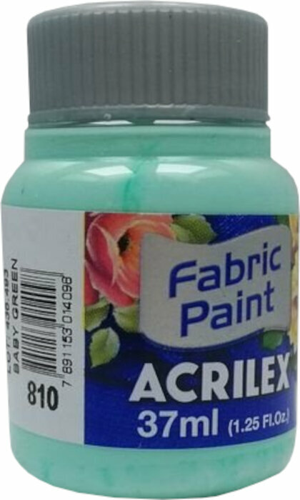 Farba na textil Acrilex 4140810 Farba na látky Baby Green 37 ml 1 ks