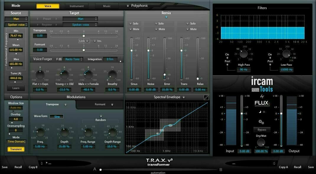 Tonstudio-Software Plug-In Effekt Flux Ircam Trax (Digitales Produkt)