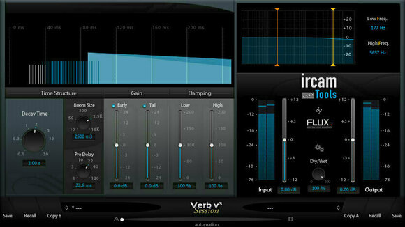 Studiový softwarový Plug-In efekt Flux Ircam Verb Session (Digitální produkt) - 1