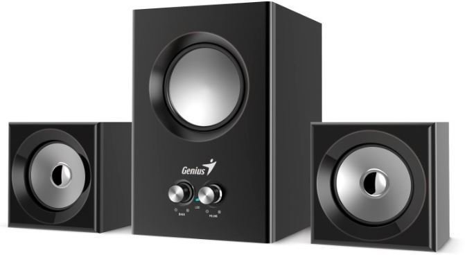 Home Sound Systeem Genius SW-2.1 375 Black