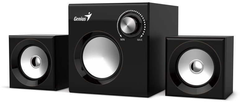 Sistema audio domestico Genius SW-2.1 370 Black
