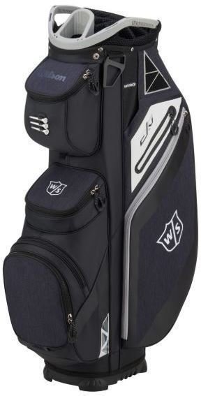 Golflaukku Wilson Staff EXO Black/Black/Grey Cart Bag