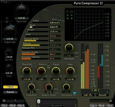 Logiciel de studio Plugins d'effets Flux Pure Compressor (Produit numérique) - 1