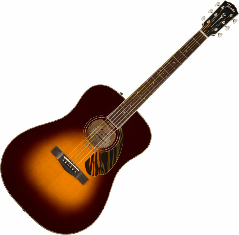 Електро-акустична китара Дреднаут Fender PD-220E Dreadnought OV 3-Tone Sunburst