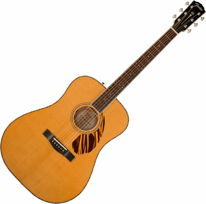 Elektroakustinen kitara Fender PD-220E Dreadnought OV Natural