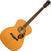 Electro-acoustic guitar Fender PO-220E Orchestra OV Natural
