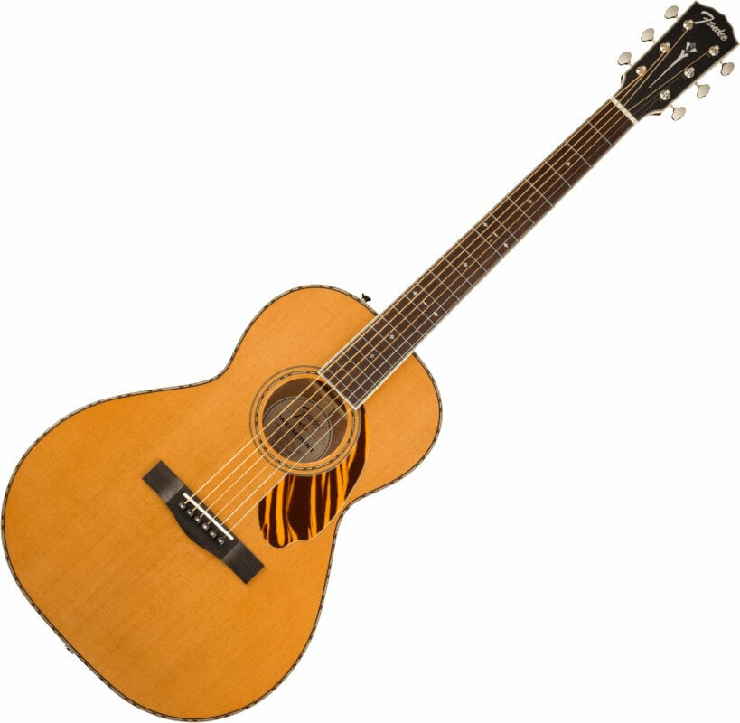 Elektroakusztikus gitár Fender PS-220E Parlor OV Natural
