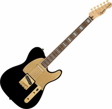 Elektrische gitaar Fender Squier 40th Anniversary Telecaster Gold Edition LRL Black Elektrische gitaar - 1