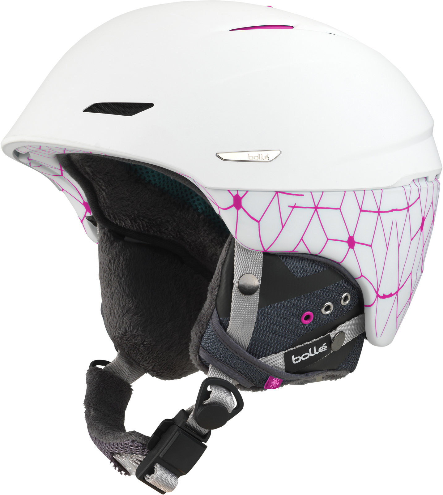 Lyžařská helma Bollé Millenium Soft White/Pink Iceberg 54-58 cm 18/19