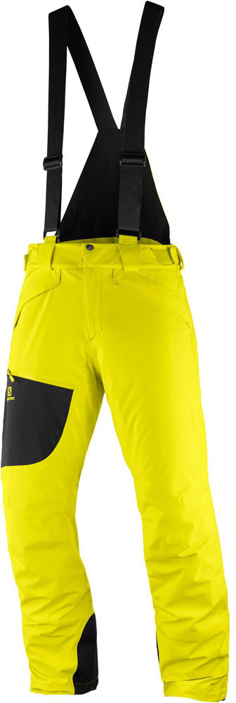 Pantalons de ski Salomon Chill Out Bib Pant M Sulphur Spring L/R