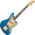 Elektrische gitaar Fender Squier 40th Anniversary Jazzmaster Gold Edition LRL Lake Placid Blue