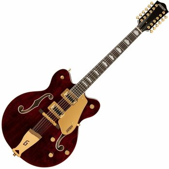 Semi-akoestische gitaar Gretsch G5422G-12 Electromatic DC LRL Walnut Stain - 1