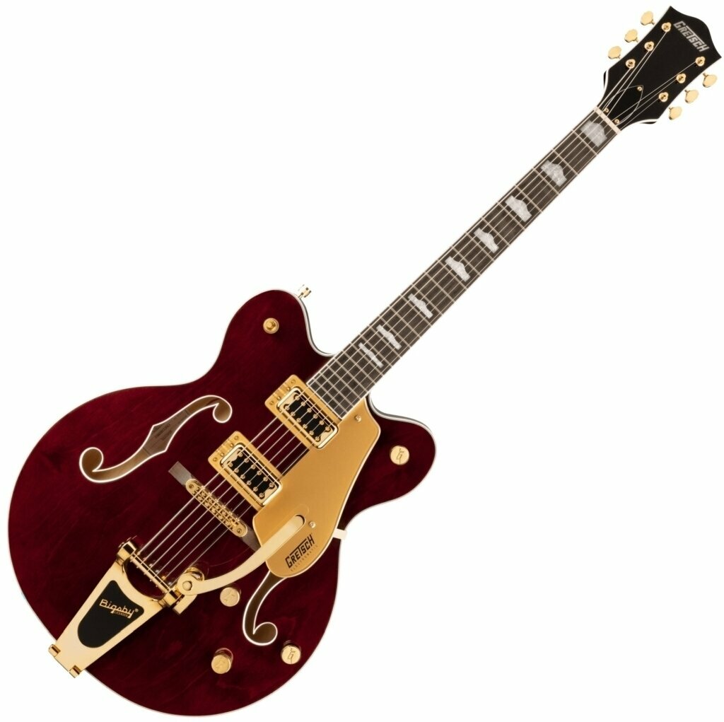 Semi-akoestische gitaar Gretsch G5422TG Electromatic DC LRL Walnut Stain