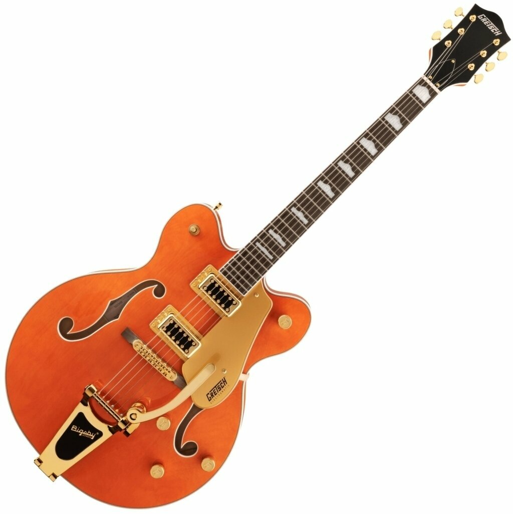 Halbresonanz-Gitarre Gretsch G5422TG Electromatic DC LRL Orange Stain