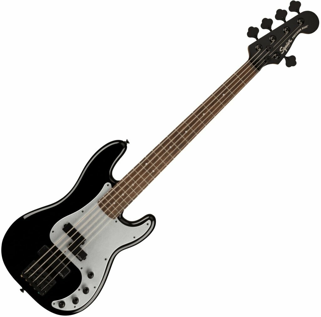 Elektromos basszusgitár Fender Squier Contemporary Active Precision Bass LRL PH V Fekete