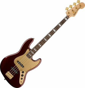 Basse électrique Fender Squier 40th Anniversary Jazz Bass Gold Edition LRL Red Metallic Basse électrique - 1