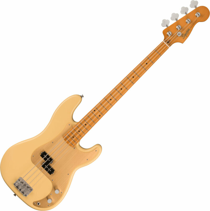 Бас китари > Електрически бас китари > 4-струнни бас китари > P-Бас китари 4-струнни Fender Squier 40th Anniversary Precision Bass Vintage Edition MN Vintage Blonde